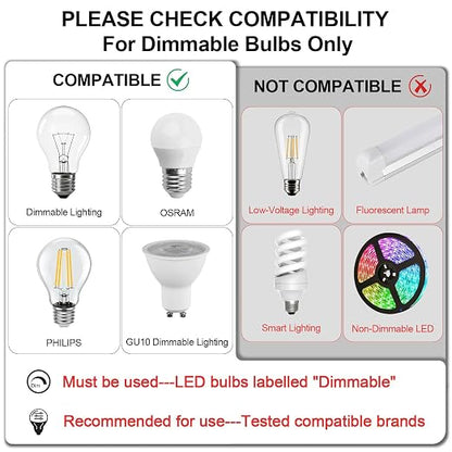RGBZONE Smart Plug-in Dimmer Switch Compatible with Alexa for Dimmable Lamp