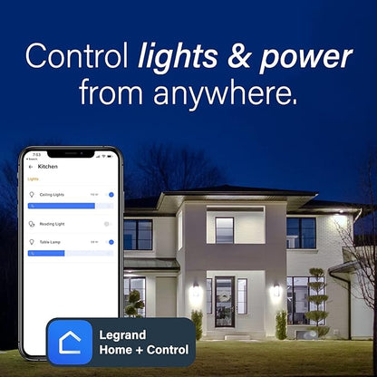 Legrand adorne with Netatmo Smart Home Gateway/Hub in Graphite, WNAH1G1