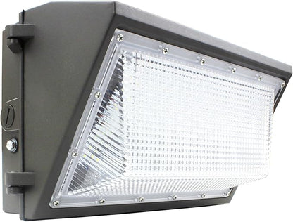 1-10V Dimmable 120W LED Wall Pack Light with Dusk to Dawn Photocell, 100-277V 16800LM 800-1000W HPS/HID Equiv., 5000K Outdoor Security Lighting, ETL Commercial Wall Mount Lights for Building