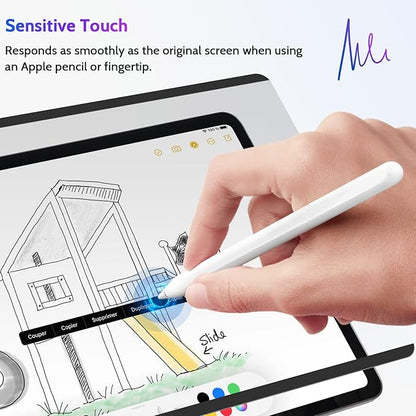 Peslv Magnetic Privacy Screen Protector for iPad Air 5th 4th Generation & iPad Pro 11(2018-2022), Removable Anti Blue Light Glare Spy Private Filter, Black Security Screen