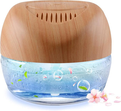Water-Based Purifier Air Washer, Air Revitalizer & Freshener, Air Fresher with 7 LED Color Changing Light for Rooms (LightYellow)