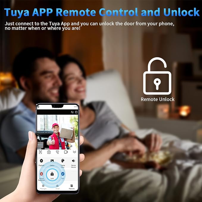 Wired Video Doorbell Apartment Intercom System with 1080P HD Camera,10 Inch Touch Monitor,TUYA WiFi Smart Home Video Intercom Door Phone Kits for Home Villa,32G (1 doorbell+2 Monitor)