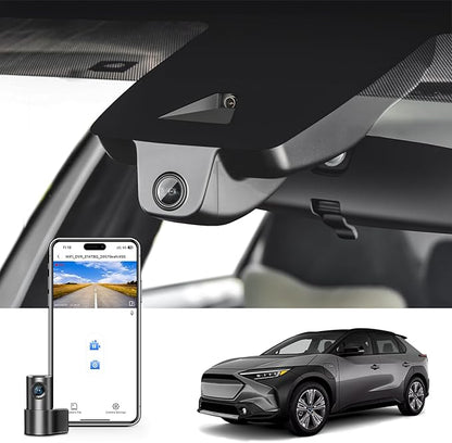 Mangoal Front 4K & Rear 1080P Dash Cam Custom fit for Subaru Solterra 2023 2024 2025 2026,Limited Premium Touring and More, Integrated OEM Look, UHD 2160P Video, App & WiFi, 128GB Card