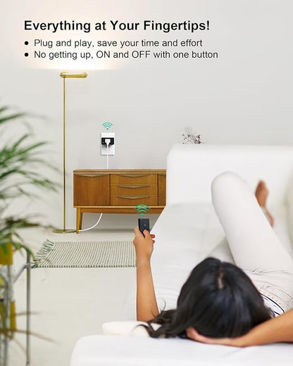 Remote Control Outlet with Portable Magnetic Switch