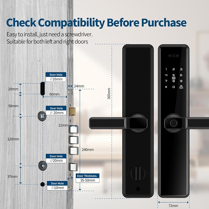 Sophies 3D Face Recognition Smart Door Lock