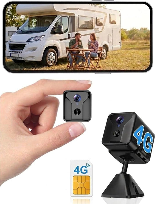 4G LTE Cellular Security Camera 2K HD No WiFi Needed Travel Camera