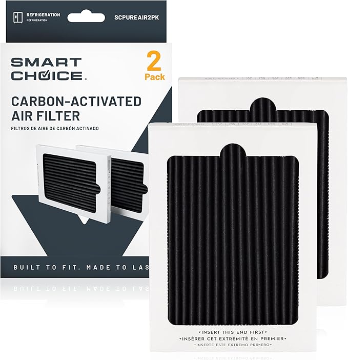 Smart Choice SCPUREAIR2PK Refrigerator Air Filter, Genuine Replacement Part for Frigidaire PAULTRA PureAir Ultra, 2-Pack