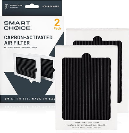 Smart Choice SCPUREAIR2PK Refrigerator Air Filter, Genuine Replacement Part for Frigidaire PAULTRA PureAir Ultra, 2-Pack