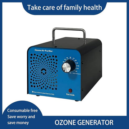 Portable High-Output Ozone Generator, Air Purifier for Odor Elimination, up to 4,000 Sq Ft, for Home, Basement, Office, Smoke, Pets