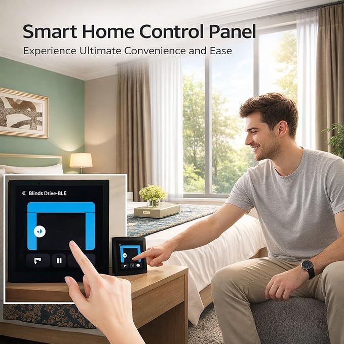 Smart Home Control Panel with Android LCD Touchscreen, Voice Control, 100 to 240V - Versatile Automation System, Global Compatibility, Ideal for Home and Office
