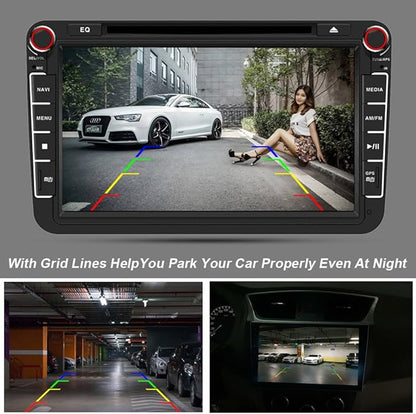Rear View Back Up Reverse Parking Camera in License Plate Lighting Night Version (NTSC) for Saab 9-3/93/9-X/ 97X/ 9-4X /95/9-5 Chevrolet Cruze Aveo Buick Cadillac SRX/XTS/CTS (Model A= Clip)
