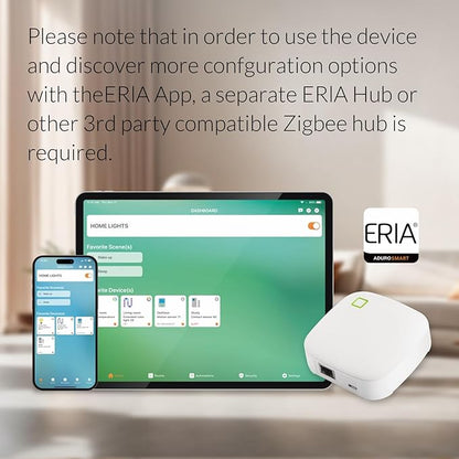 ERIA Colors and White A19 Dimmable CRI 90+ Smart Bulb Works with Hue*, SmartThings, HA, Amazon Echo (4th Gen), Alexa, HA, Google Assistant (2-Pack)