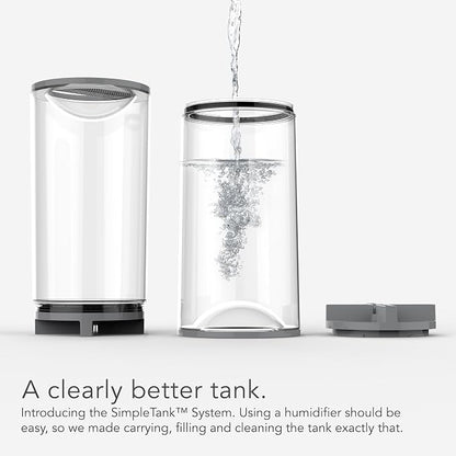 Vornado EVDC500 Energy Smart Evaporative Humidifier with 2 Gallon Dual Tank Capacity, LED Display, Automatic Shut-off, Electronic Humidistat, 4 Fan Speeds for Large Rooms up to 1000 sq ft