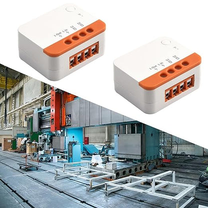 for SONOFF ZBMINI-L2 for ZIGBEE 3.0 Smart Switch Two-Way Relay Module No Neutral Wire Required Voice Control Timer Scene for DIY Home Automation 100-240V(2PCS)