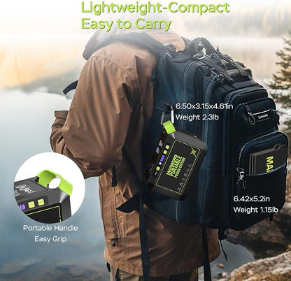 MARBERO Solar Powered Generator 88Wh, 120W Surge with 25W Solar Panel Kit