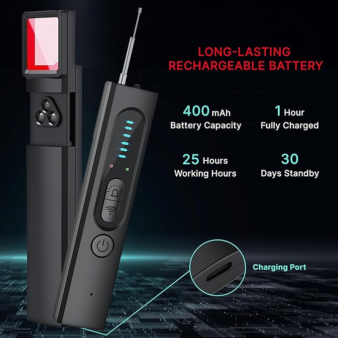 Hidden Camera Detectors – 2026 Portable Hidden Camera Detector & Bug Detector, Travel Gadgets for Privacy, Hotel Safety Devices, Tech Gadgets, Spy Camera, Home Office & Trips