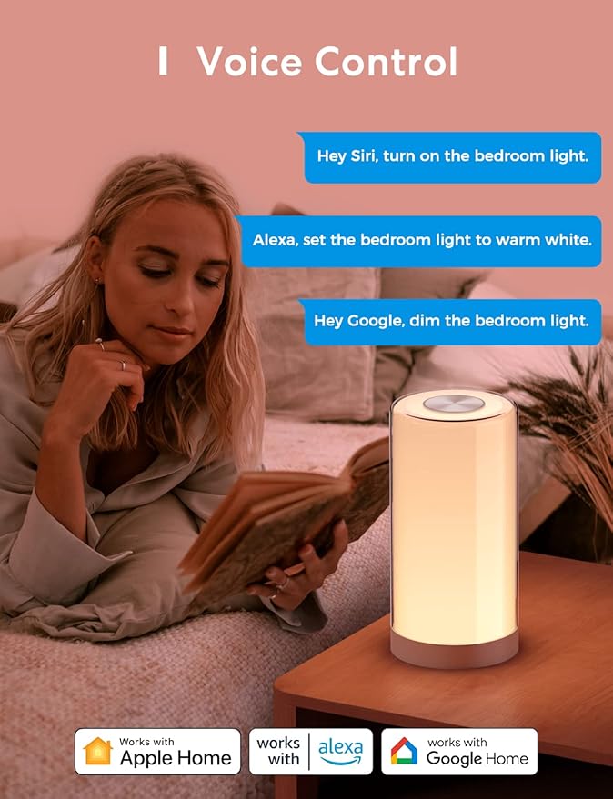 meross Smart Light Bulb and Lamp Compatible with Apple HomeKit, Siri, Alexa, Google Assistant and SmartThings
