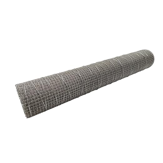 Vonoso 5 Mesh Stainless Steel 304 Wire mesh 15.7in x 10ft(40cmX305cm)，Stainless Steel Metal mesh Screen