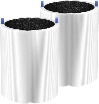 2 Pack 311i+ Max Replacement Filter Compatible with Blueair Blue Pure 311i+ Max Air Purifiers, HEPA and Activated Carbon Air Filter for Blue Pure 311i+ Max, Compare to part #F3MAX+