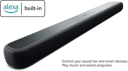 YAMAHA ATS-2090 Sound Bar with Wireless Subwoofer, Bluetooth, and Alexa Voice Control Built-in (Renewed), Black