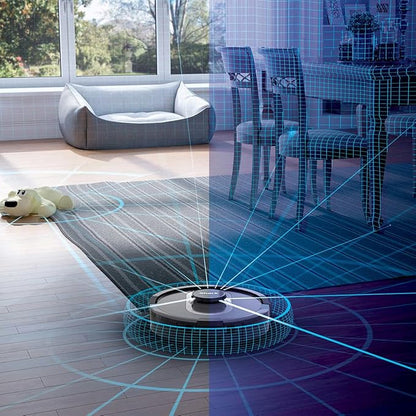 Shark UR2500SR AI Ultra Robot Vacuum, with Ultra Clean, Home Mapping, 30-Day Capacity Bagless Self Empty Base, Perfect for Pet Hair, WiFi, Compatible with Alexa, Black/Silver (Renewed)