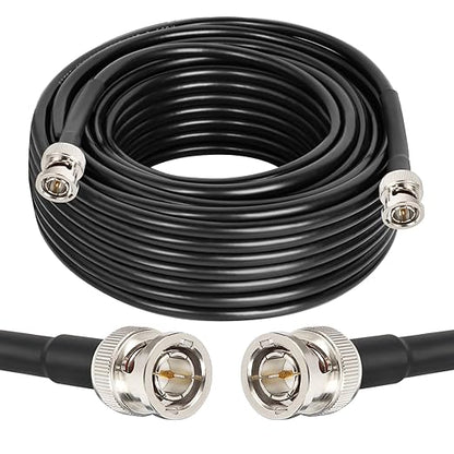 XRDS -RF 12G SDI Cables 50FT, SDI Video Cable 3G/6G/12G 75ohm BNC Male Cable Supports HD-SDI/3G/6G-SDI/4K/8K for Video Security Camera SDI Converter