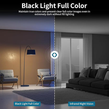 VSTARCAM 2K Security Camera, Built-in Battery, Low-Light Full-Color Night Vision, Motion Detection, Siren, 2-Way Audio, Remote Viewing, Cloud & SD Card Storage (up to 256GB)