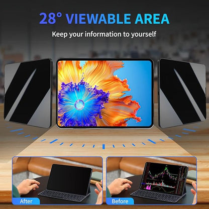 Privacy Screen Protector for iPad Pro 12.9inch 3rd/4th/5th/6th Gen(2018-2022) Anti-Spy Anti Glare Blue Light Filter Easy Installation Screen Protector Bubble Free