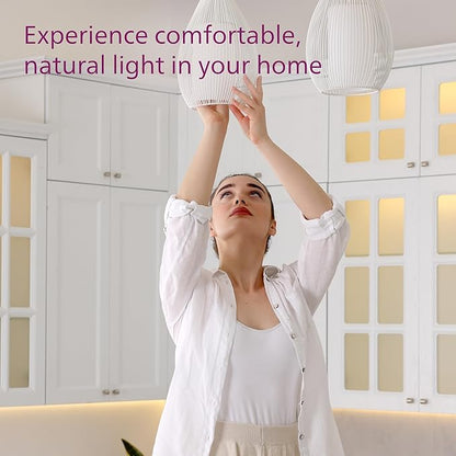 Philips LED 100W A19 4-Pack Ultra Definition Daylight (5000K) 1500 Lumen (11.5W = 100W) Dimmable Frosted Flicker-Free Light Bulbs