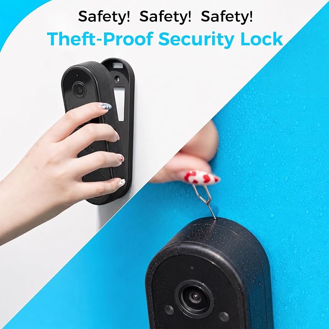 SOVMIKU Vicohome DB3B 2K AI Video Doorbell with Chime, Home Security Battery Camera Wireless, Audible Alarm, Easy to Setup, Human Detection,Two Way Audio, 2.4GHz Wi-Fi, 180 Days Care Plan, No SD Slot