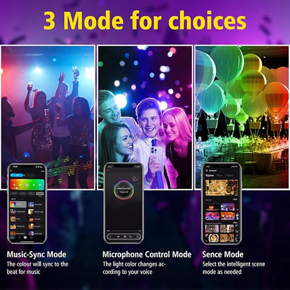 T-SUN LED Flood Lights Outdoor, 600W Equivalent Smart RGB Landscape Light | Color Changing Waterproof Floodlight with APP&Remote Control, 2700K & 16 Million Colors, Timing, Music Sync, IP66, US Plug