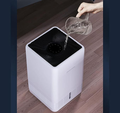 Negative ion Silent and Mist-Free air purifier 6 liters large capacity top water bedroom and large room household humidifier