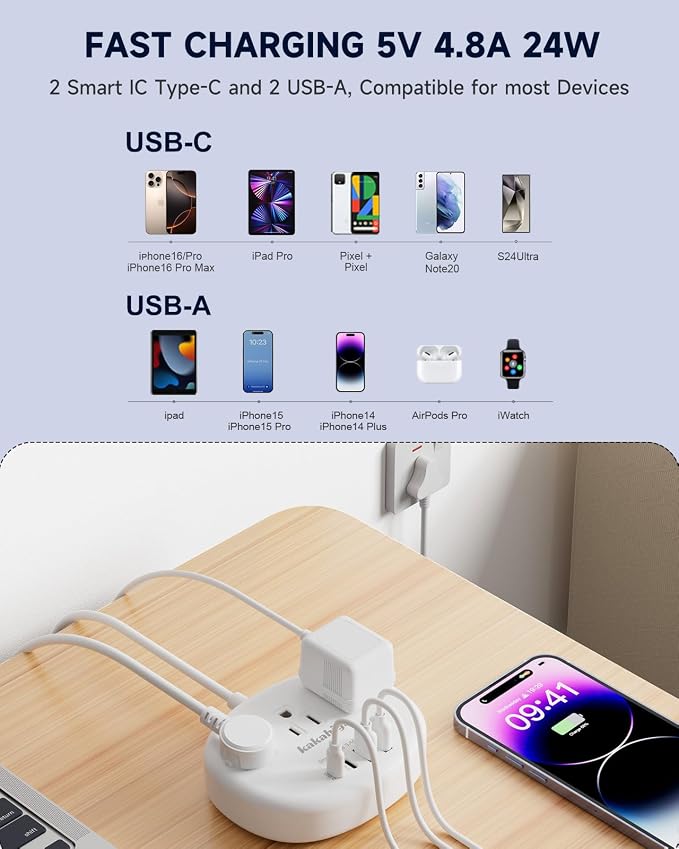 South Africa Plug Adapter, South Africa Extension Cord 3FT