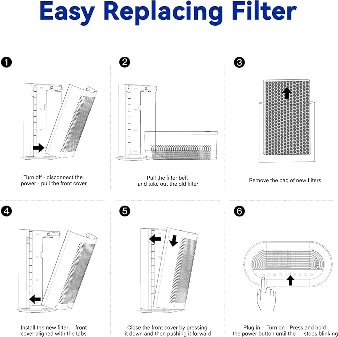 KQ-36 Black Air Purifier & original filter