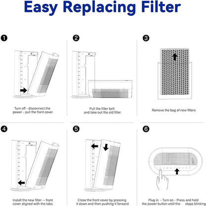 KQ-36 Black Air Purifier & original filter