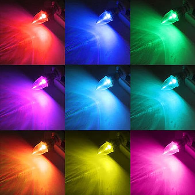 Garosa RGB Color Changing LED Light Bulb E14 E12 3W with Remote Dimmable Multicolor for Home Party Bedroom Decor Lighting