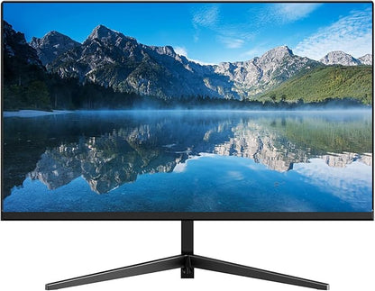 Real HD 32 Inch FHD 1080P CCTV Security Monitor, Thin LED Screen Computer Monitor, 60Hz Refresh Rate with HDMI VGA BNC and Audio, Compatible with 4K, for Surveillance NVR/DVR System