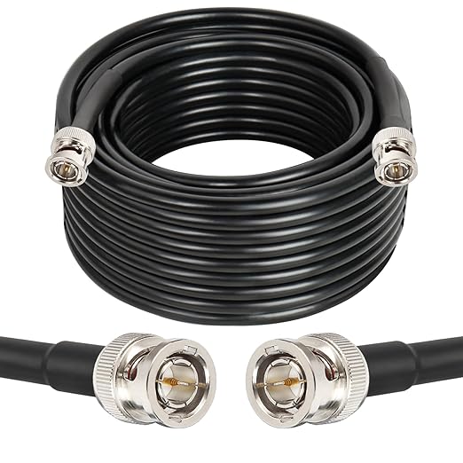 XRDS -RF 12G SDI Cable 35FT, SDI Video Cables 3G/6G/12G 75ohm BNC Male Cable Supports HD-SDI/3G/6G-SDI/4K/8K for Video Security Camera SDI Converter