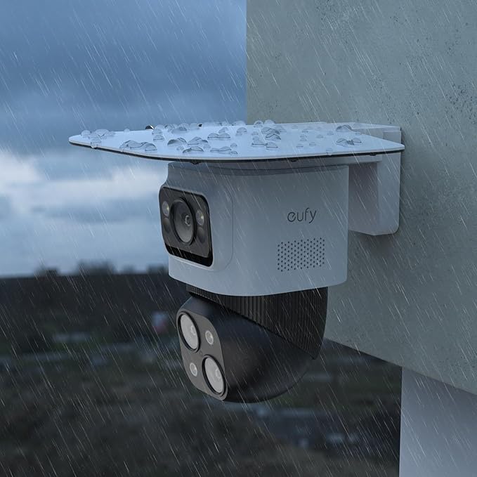 Waterproof Outdoor Sun Rain Shade Shield Cover Compatible with eufy PoE NVR Security System S4 Max and eufy PoE Bullet-PTZ Cam S4 Security Camera (Not Compatible with eufyCam S4)