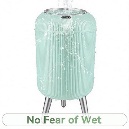 Automatic Motion Sensor Bathroom Trash Can Touchless,3 Gallon/11L Smart Garbage Bin,Mini Trash Can with Removable Legs for Toilet,Kitchen,Bedroom,Office,Smart Plastic Electric Garbage Cans-Blue