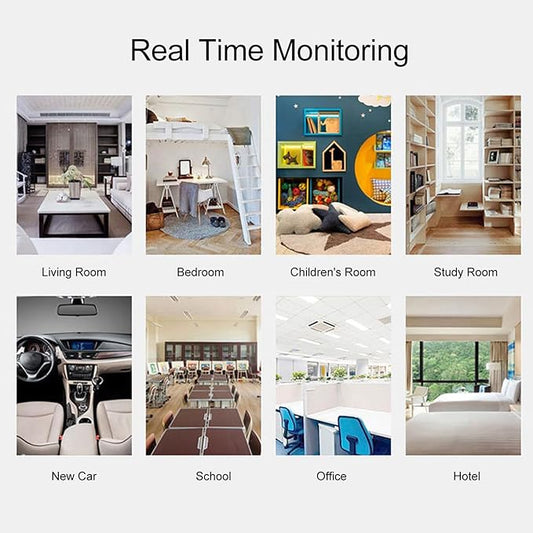 Air Quality Monitor 9 In 1 Professional Accurate CO2 TVOC HCHO Humidity Temperature Particle Counter