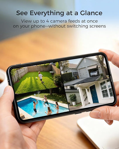 MUBILIFE M802 Add-on Camera, Requires Home Security System, Solar Powered, Maximum 6 Cameras per Station