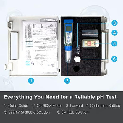 Apera Instruments ORP60-Z Smart Bluetooth ORP Tester Powered by ZenTest Mobile App