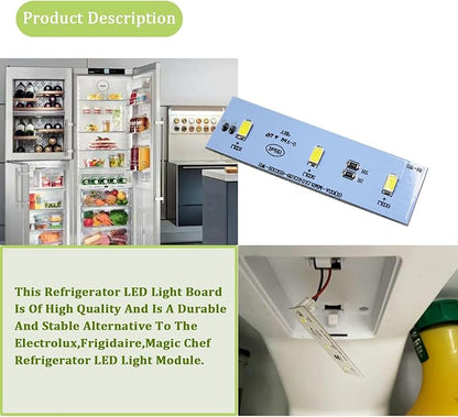 ZBE2350HCA SW-BX02B LED Light Strip Bar for Electrolux / Magic Chef Refrigerator -2 Pcs