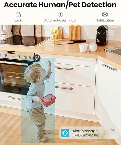 ieGeek Indoor Camera, 2K Cameras for Home Security, 5G Security Camera Indoor, 360° Pet/Dog/Baby Camera with Phone App, AI Tracking, 2-Way Audio, Night Vision, 24/7 SD Card Storage, Alexa