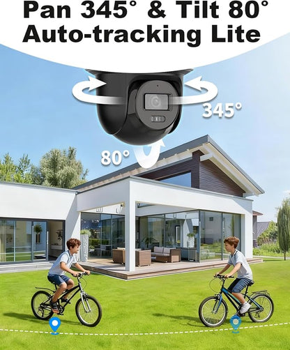 DS-2DE2C400MWG-E HIKVIS0N_4MP Wired PT PoE IP Camera with 345° pan and 80° tilt, Auto-Tracking Lite, Smart Hybrid Light, IP66, 2-Way-Audio,2.8mm Lens, 512 GB Card Slot, International English Version