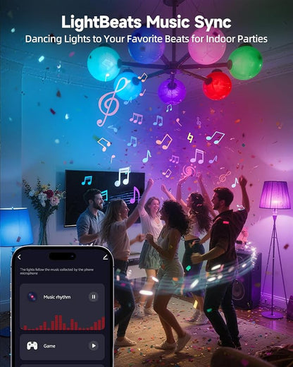 Bluetooth Smart G9 Bulb, Glass Cover G9 LED Bulb 3W 25W Halogen Lights Equivalent, G9 Bi-Pin Base, 16 Million Colors Bluetooth App & Remote Control Light Bulb, 2-Pack