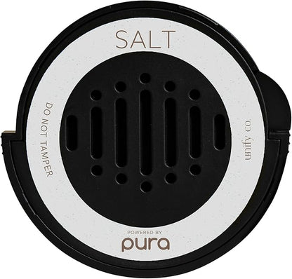 Pura Car Scent Refill - Fragrance for Pura Car Diffuser - Clean & Safe Luxury Diffuser Scent - Long-Lasting Fragrance for 30 Days of Aroma - Salt
