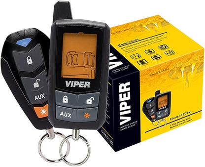 Viper 5305V 2 Way LCD Vehicle Car Alarm Keyless Entry Remorte Start System