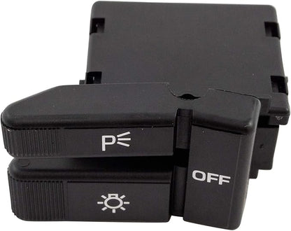 TRQ Headlight Headlamp Dash Mount 3 Button Switch Compatible with S10 Blazer Sonoma Pickup